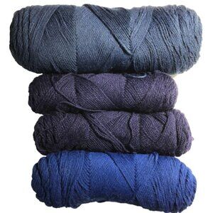 💜 2/$20 💜 Blue Yarn Bundle #1638-1